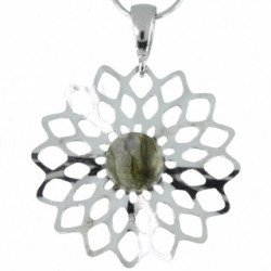 Sterling Silver Labradorite Pendant P26-09