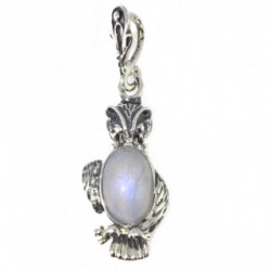Sterling Silver Moonstone Pendant P26-11