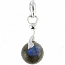 Sterling Silver Labradorite Pendant P30-03
