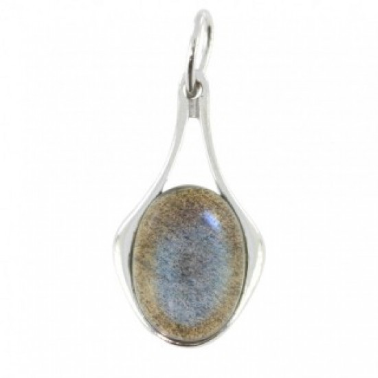 Sterling Silver Labradorite Pendant P30-10