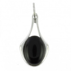 Sterling Silver Black Onyx Pendant P30-10