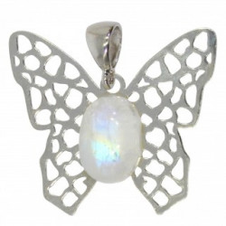 Sterling Silver Moonstone Pendant P34-08