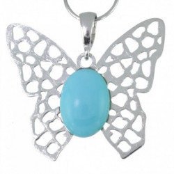 Sterling Silver Turquoise Pendant