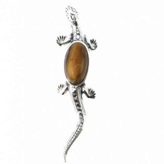 Sterling Silver Tiger's Eye Pendant