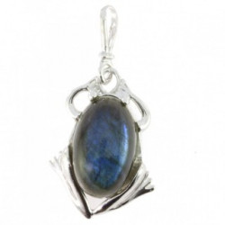Sterling Silver Labradorite Pendant P34-11