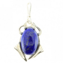 Sterling Silver Lapis Lazuli Pendant P34-11