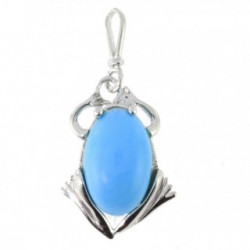Sterling Silver Turquoise Pendant