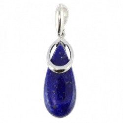 Sterling Silver Lapis Lazuli Pendant P38-02