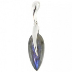 Sterling Silver Labradorite Pendant P38-03