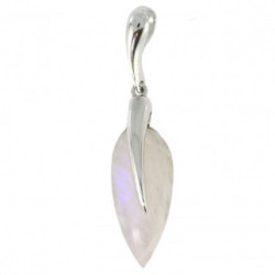 Sterling Silver Moonstone Pendant P38-03