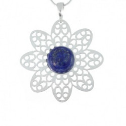 Sterling Silver Lapis Lazuli Pendant P42-02