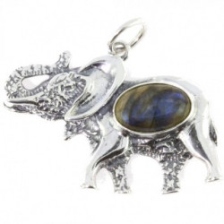 Sterling Silver Labradorite Pendant P50-04