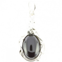 Sterling Silver Black Onyx Pendant P54-01