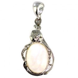 Sterling Silver Moonstone Pendant P54-01
