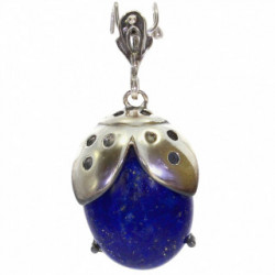 Sterling Silver Lapis Lazuli Pendant P58-01