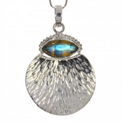 Sterling Silver Labradorite Pendant P-721-00