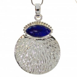 Sterling Silver Lapis Lazuli Pendant P721-00