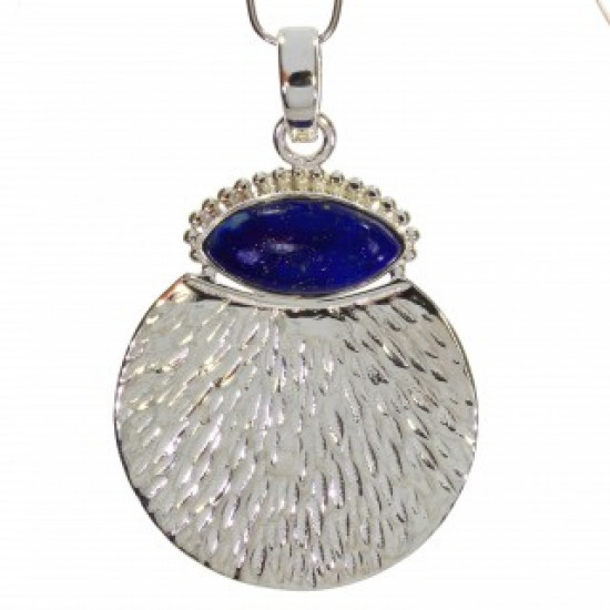 Sterling Silver Lapis Lazuli Pendant P721-00