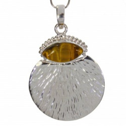 Sterling Silver Tiger's Eye Pendant