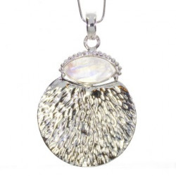 Sterling Silver Moonstone Pendant P721-00