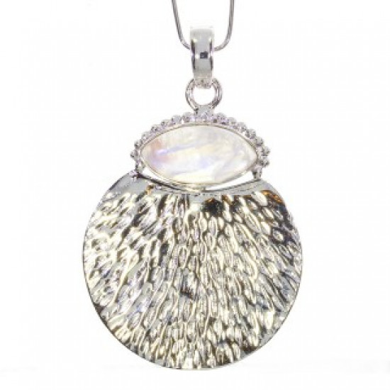 Sterling Silver Moonstone Pendant P721-00