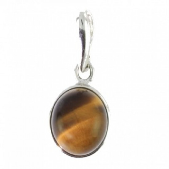 Sterling Silver Tiger's Eye Pendant