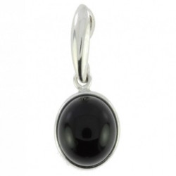 Sterling Silver Black Onyx Pendant P22-04