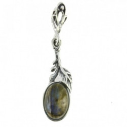 Sterling Silver Labradorite Pendant P22-08