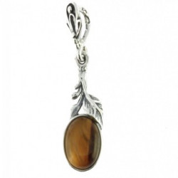 Sterling Silver Tiger's Eye Pendant