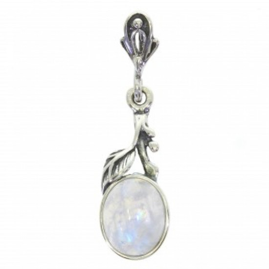 Sterling Silver Moonstone Pendant P22-08