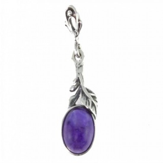 Sterling Silver Amethyst Pendant P22-08 Sterling Silver Amethyst Pendant P22-08