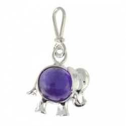 Sterling Silver Amethyst Pendant P26-04