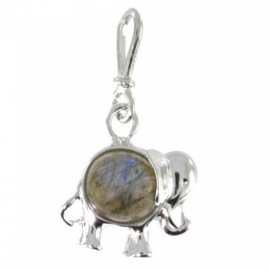 Sterling Silver Labradorite Pendant P26-04