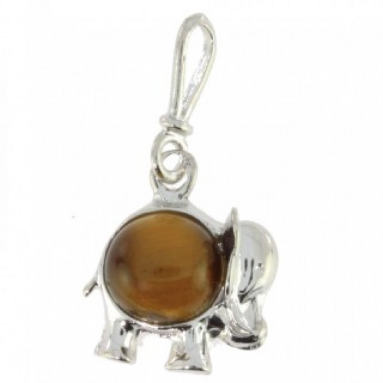 Sterling Silver Tiger's Eye Pendant