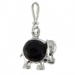 Sterling Silver Black Onyx Pendant P26-04