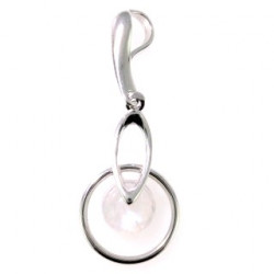 Sterling Silver Moonstone Pendant P26-08