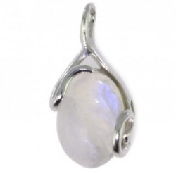 Sterling Silver Moonstone Pendant P26-08