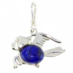 Sterling Silver Lapis Lazuli Pendant P26-10