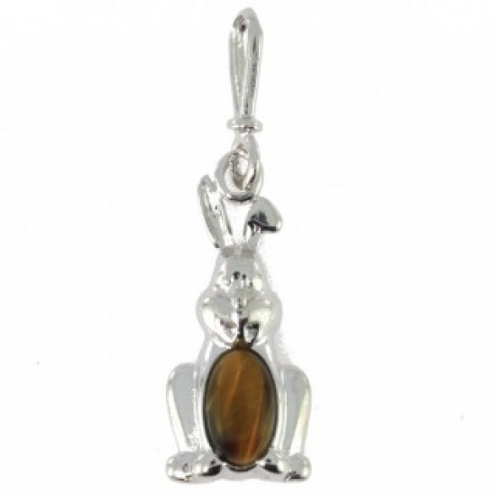 Sterling Silver Tiger's Eye Pendant