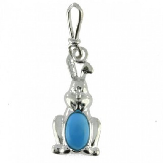 Sterling Silver Turquoise Pendant