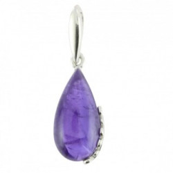 Sterling Silver Amethyst Pendant P26-15