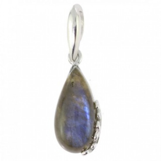 Sterling Silver Labradorite Pendant P26-15