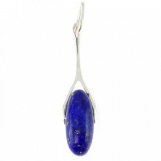 Sterling Silver Lapis Lazuli Pendant P26-16