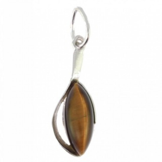 Sterling Silver Tiger's Eye Pendant