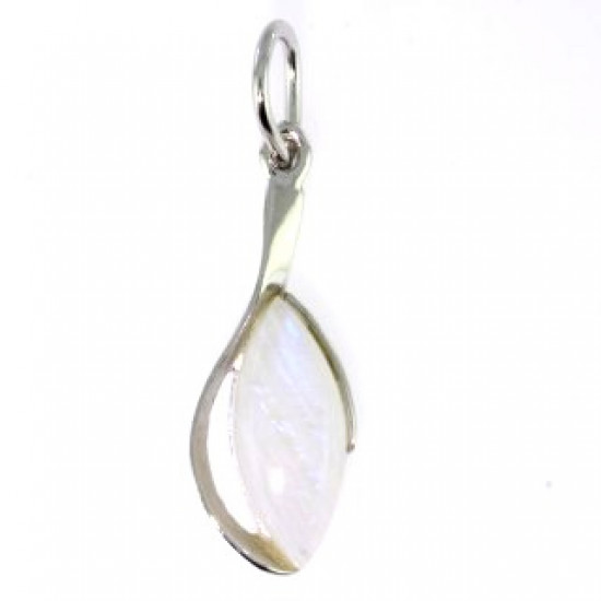 Sterling Silver Moonstone Pendant P26-17