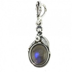 Sterling Silver Labradorite Pendant P26-18