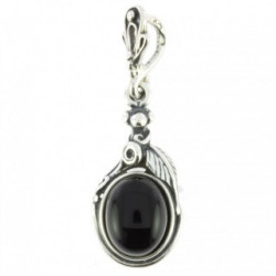 Sterling Silver Black Onyx Pendant P26-18