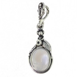 Sterling Silver Moonstone Pendant P26-18