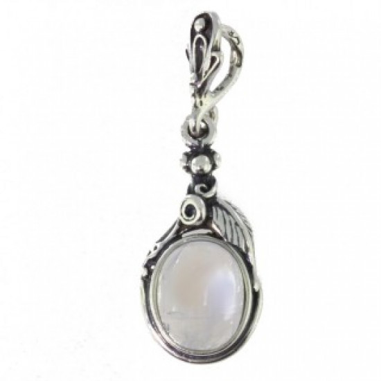Sterling Silver Moonstone Pendant P26-18
