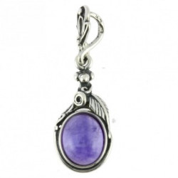 Sterling Silver Amethyst Pendant P26-18